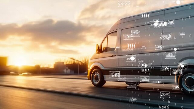 Digital logistics innovation, Autonomous delivery vehicle enhanced by artificial intelligence