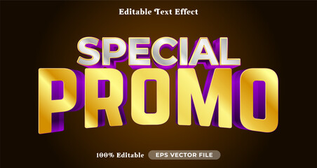 Special promo editable text effect, graphic style collection