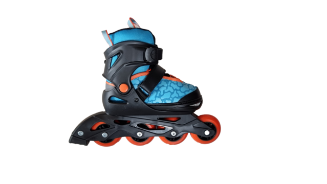rollers shoes with wheels isolated