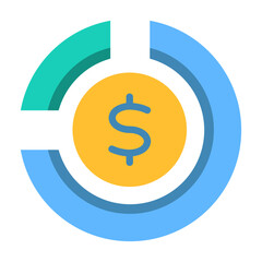 Obraz premium Financial Ratio Icon