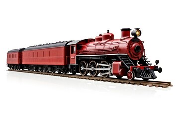 Naklejka premium Train locomotive vehicle railway.