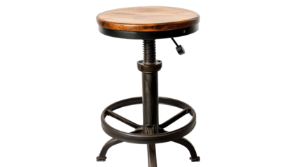 Bar stool isolated on white background. different angle