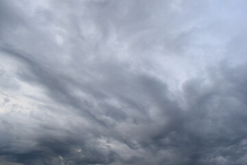 blue sky and white cloud background, cloudy in rainny season