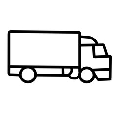 truck isolated on white background