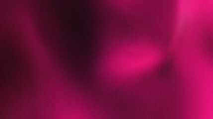 Gradient background featuring shades of dark and bright magenta . Abstract background with grain noise texture