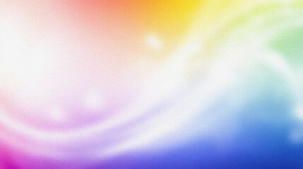 Soft gradient blur rainbow blend . Abstract background with grain noise texture