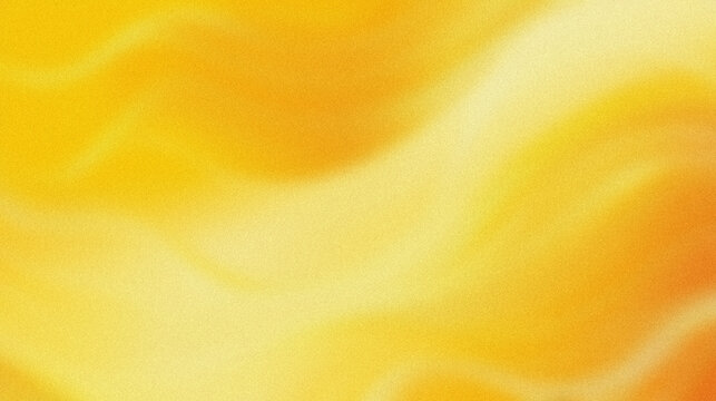 Soft, blurred texture in shades of vibrant yellow and orange . Abstract background with grain noise texture