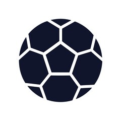 Fototapeta premium High-Quality Soccer Ball Silhouette Vector Perfect for Designs
