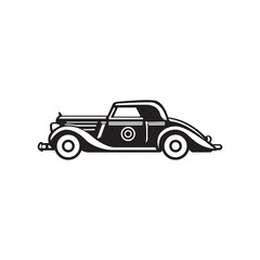 Vintage car logo template