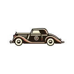 Vintage car logo template