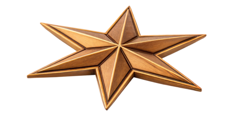 gold star isolated on white background