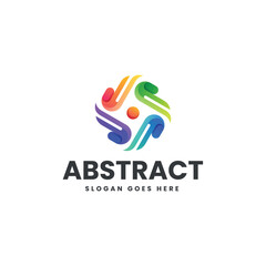 Abstract Gradient Colorful Logo