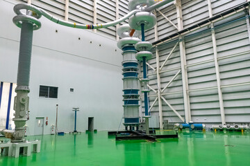 High Voltage Test Kit in Laboratory for Electrical Equipment Insulation Testing