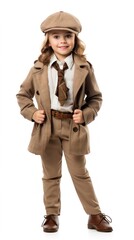 Fototapeta premium Detective costume accessories overcoat.