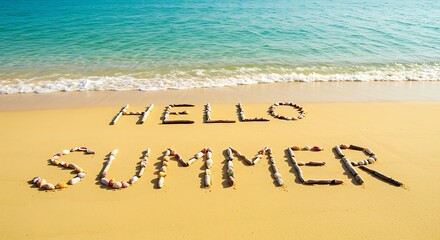 Hello Summer Beach Photo: Vacation & Travel