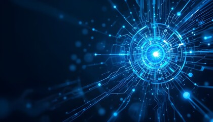  Futuristic Vector Abstract – A High-Tech Energy and Science-Inspired Digital Design