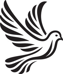 dove of peace vector