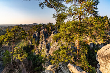 Prachov Rocks Czech Republic panorama