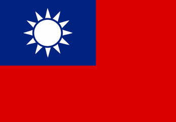 Taiwan flag illustrator national