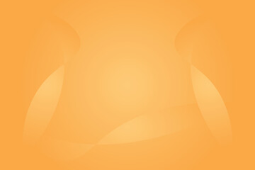 Abstract orange glowing background with waves curved shape glowing elements effect banner.