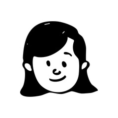 beautiful women head illustration