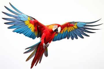 Obraz premium Macaw parrot fly animal bird wildlife.