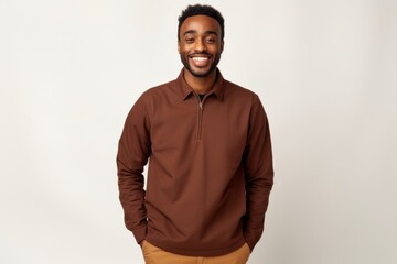 Obraz premium Sweatshirt standing cheerful portrait.