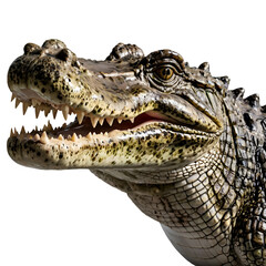 Obraz premium crocodile isolated on transparent white background png