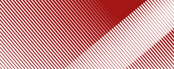 Abstract background in red tones made of curved striped surfaces
