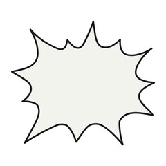 かわいい吹き出しのベクターイラスト、会話や雑談のあしらい素材