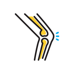 Obraz premium Multi color icon for joint
