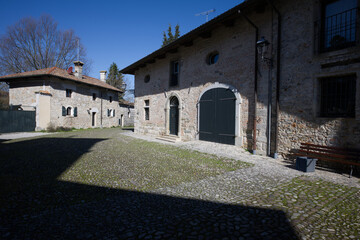Vista panoramica sullo storico villaggio di Strassoldo