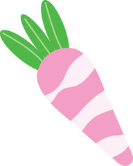 carrot rabbit easter element.svg