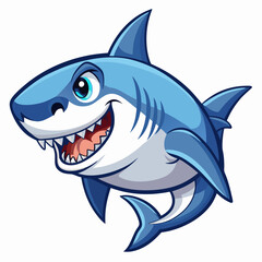 Fototapeta premium Shark Animal Vector Illustration - High-Quality Digital Graphic Design File