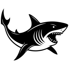 Fototapeta premium Shark Animal Vector Illustration - High-Quality Digital Graphic Design File