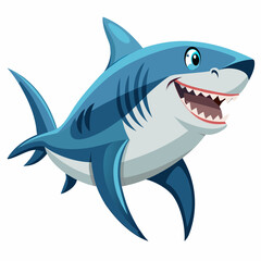 Obraz premium Shark Animal Vector Illustration - High-Quality Digital Graphic Design File