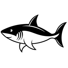 Obraz premium Shark Animal Vector Illustration - High-Quality Digital Graphic Design File