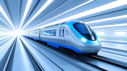 Naklejka premium The Racing Future Train