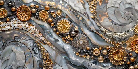 Elegant and Trendy Marble Design Background for Modern Aesthetics