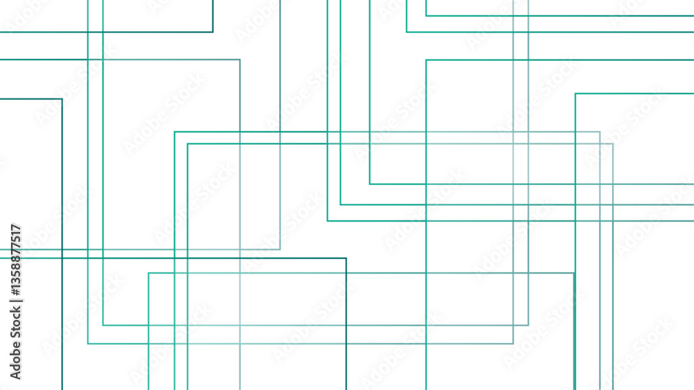 Leinwandbilder Abstract Retro arcade interlaced lines. Random lines, and triangle shapes in the background design.  Linear background square lines Protective layer for technology background brochure