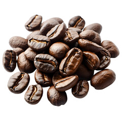Obraz premium Roasted coffee beans rich aroma dark brown