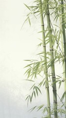Fototapeta premium Esthetic bamboo landscape wallpaper plant backgrounds branch.