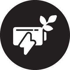 Battery Charge glyph icon