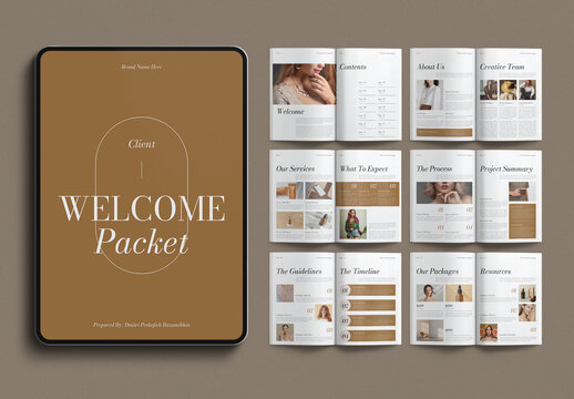 Digital Welcome Packet Template