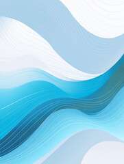 Linear strips background. Golden elements, line art. Blue and gold colors