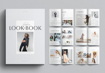 Lookbook Template Design Layout