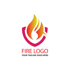 fire Logo template design