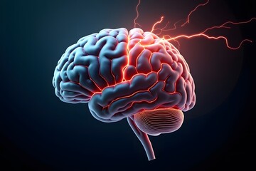 Dynamic brain concept for World Stroke Day, representing the urgent need for stroke awareness and prevention.