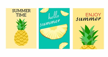 Summer time. Concept of summer Perfect background . illustration in minimalistic style for posters, cover art, flyer, banner.