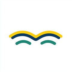 Obraz premium The logo of the Brazilian national football team features a vibrant green and yellow shield, adorned with a blue globe and white stars, symbolizing unity and excellence in soccer.